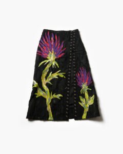 UPCYCLED THISTLE PATCHWORK SKIRT - Image 5