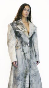 PRINTED WOOL SUIT COAT - Image 2