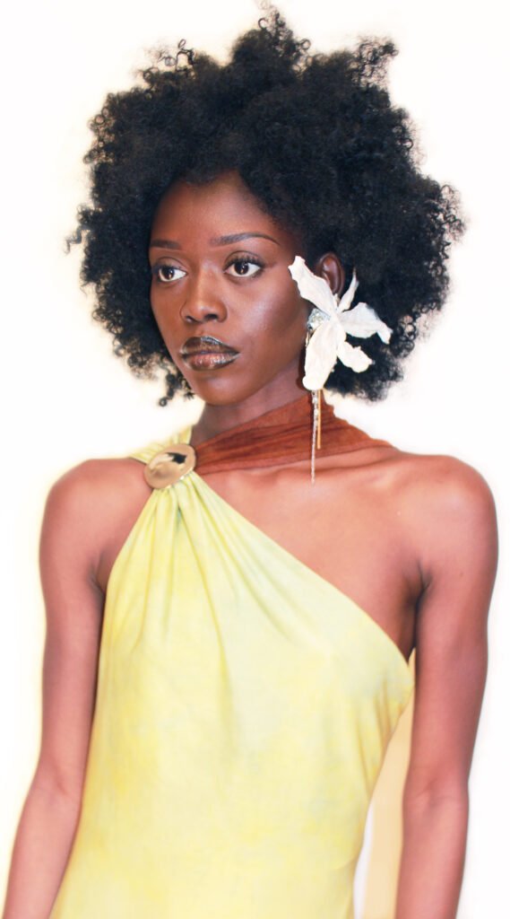 RAPPAZ FW 25-26 Métamorphose ASYMETRIC RING DRESS Front Details