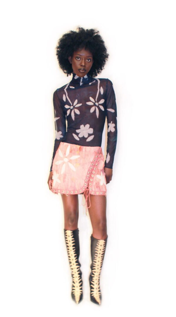 RAPPAZ FW 25-26 Métamorphose MINI SKIRT Front
