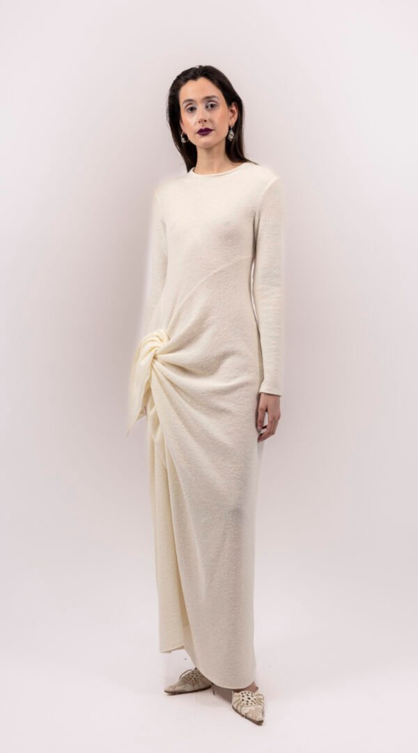 RAPPAZ - WOMEN - BOW LONG DRESS - front_2