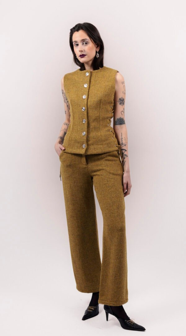 RAPPAZ - WOMEN - EYELETS WOOL TOP - front