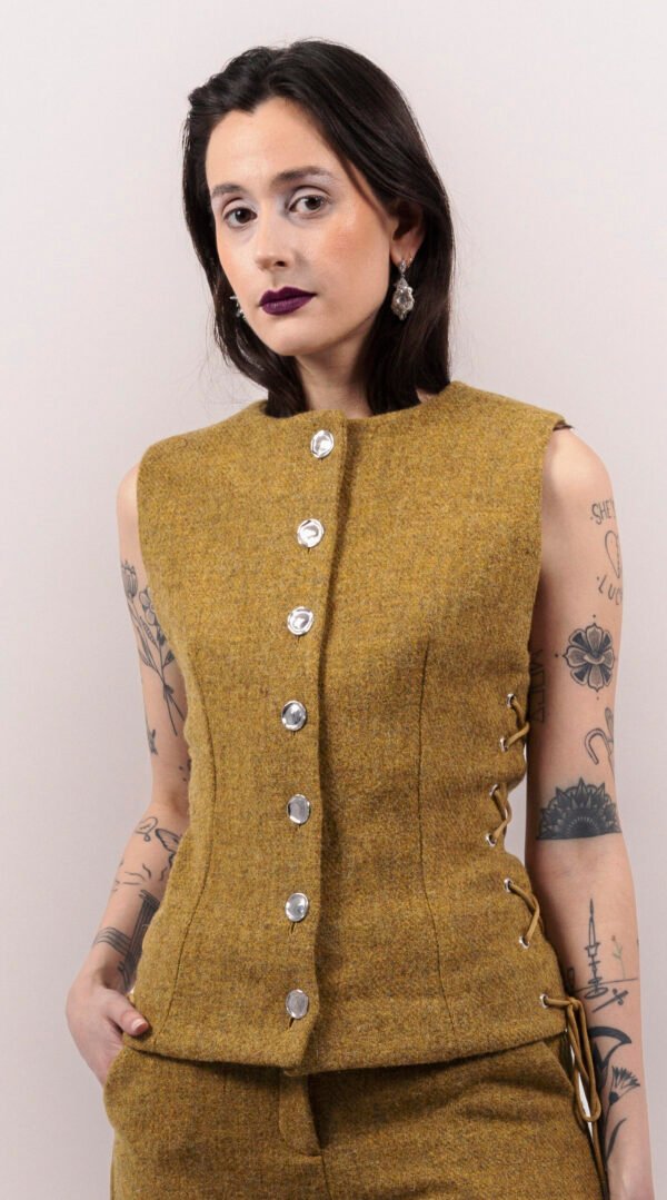 RAPPAZ - WOMEN - EYELETS WOOL TOP - front_closeUp