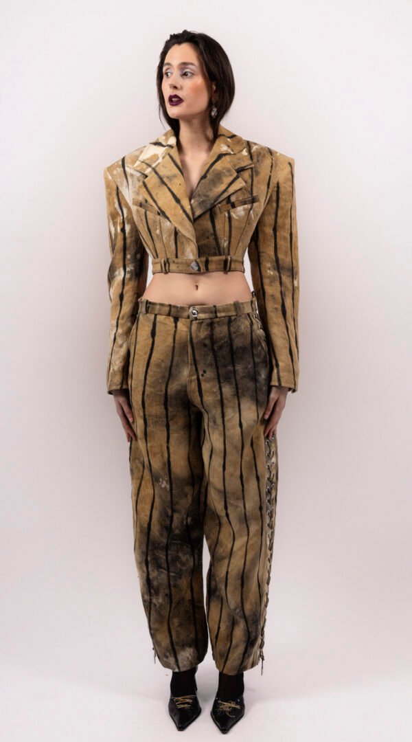 RAPPAZ - WOMEN - LINES ARTISANAL JACKET - front