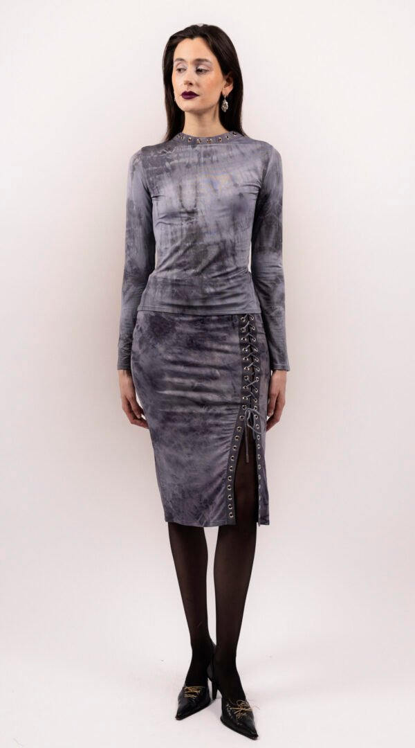 RAPPAZ - WOMEN - OPEN BACK LS TOP - front