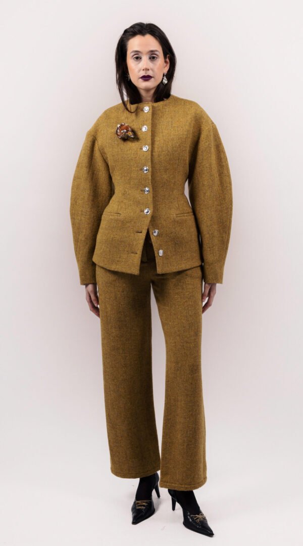 RAPPAZ - WOMEN - ROUNDED WOOL JACKET - front