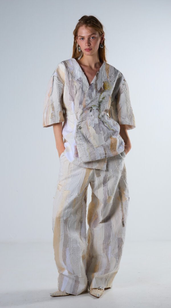 RAPPAZ - TULIP MEMORY - PATCHWORK JACKET - Front