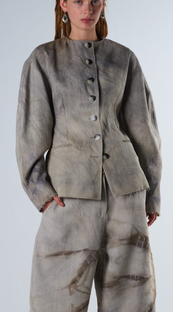 RAPPAZ - TULIP MEMORY - ROUNDED JACKET - Front ClosedUp
