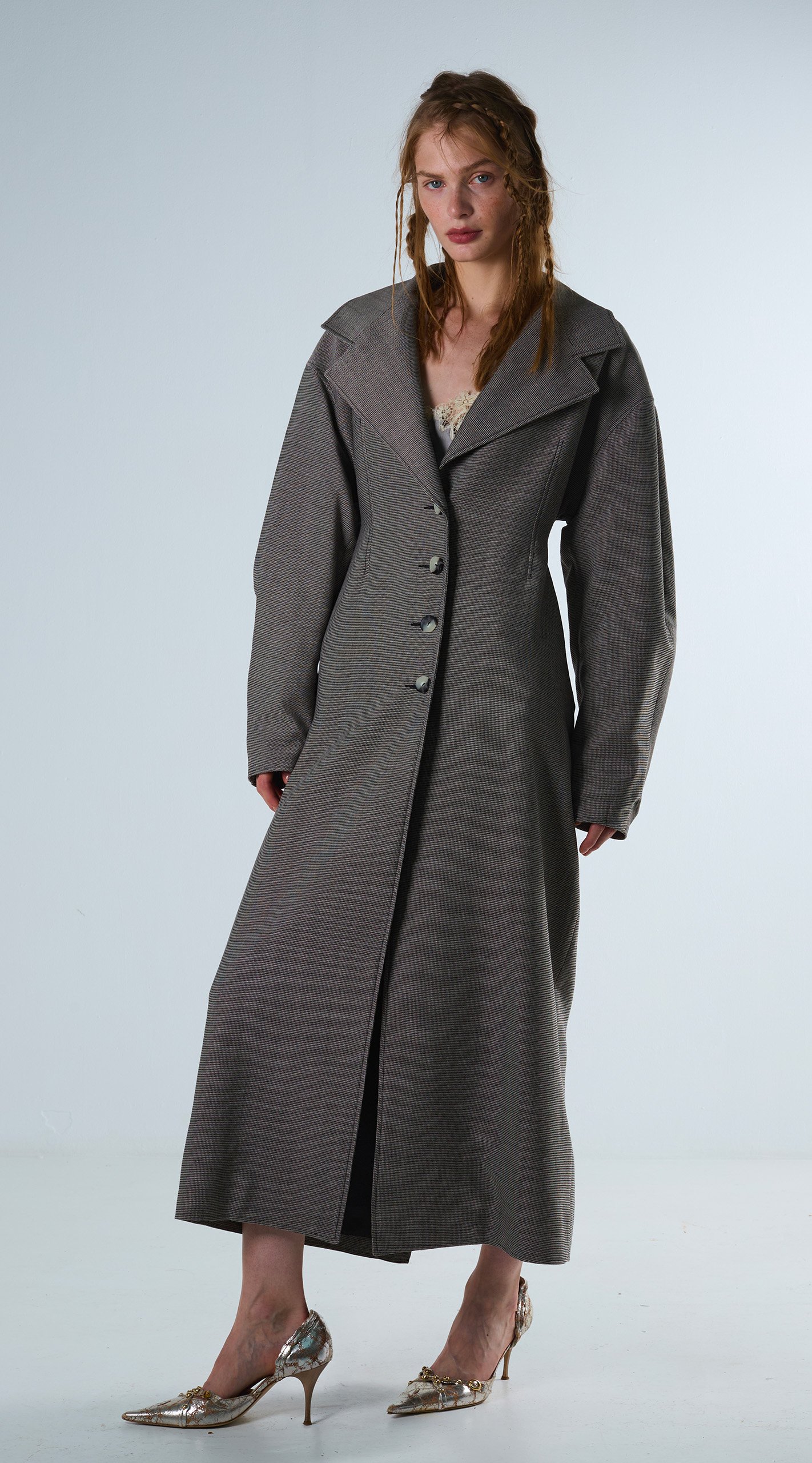 RAPPAZ - TULIP MEMORY - ROUNDED COAT- Front